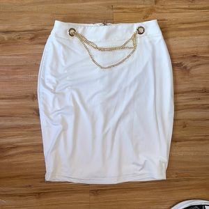 Matching white & gold set